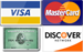 Accepted credit cards